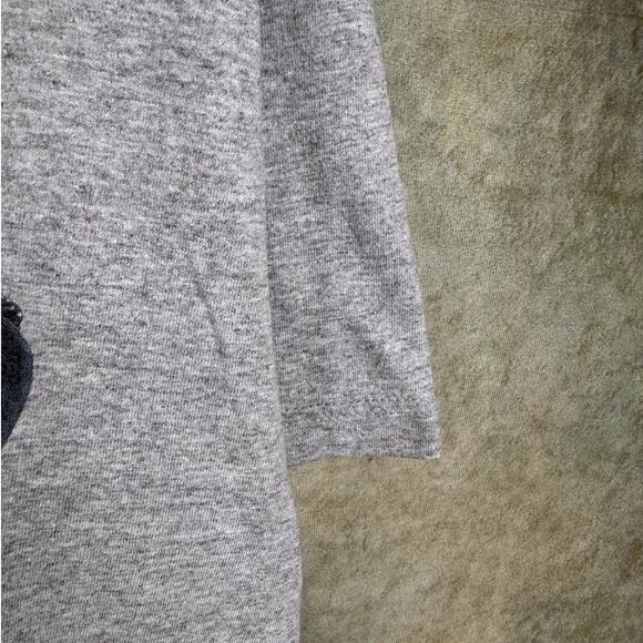 VTG 90s Pittsburgh Steelers Graphic T Shirt Sz L Gray NFL Football Helmet - Picture 6 of 7